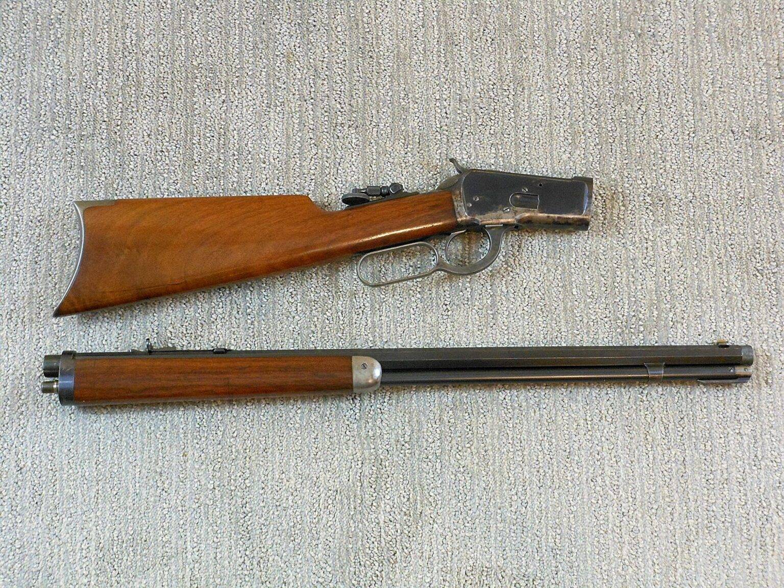 ITEM 1663 - SOLD - Winchester Model 1892 Rifle Threaded For The Maxim ...