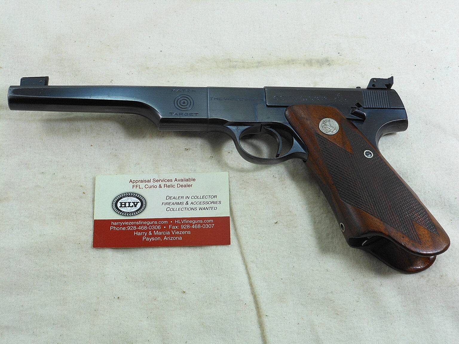 Colt First Series Woodsman Match Target Pistol With Custom Presentation 