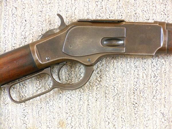 Winchester Model 1873 Rifle With Button Magazine In 38 W.C.F.  ITEM 3245 - Image 4