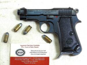 Beretta War Time Model 1934 With High Polish Finish For Italian Army ITEM 3261