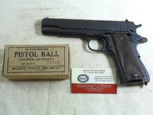Ithaca Model 1911-A1 Pistol In Fine Original World War 2 Condition ITEM 3265