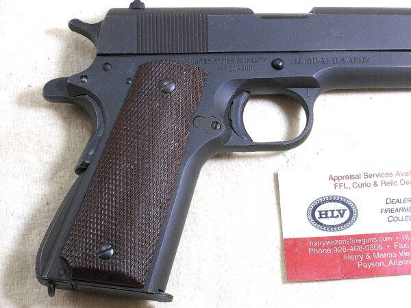 Ithaca Model 1911-A1 Pistol In Fine Original World War 2 Condition ITEM 3265 - Image 7