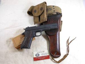 Remington Rand Pistol Rig With Provenance World War 2 Issue ITEM 3263