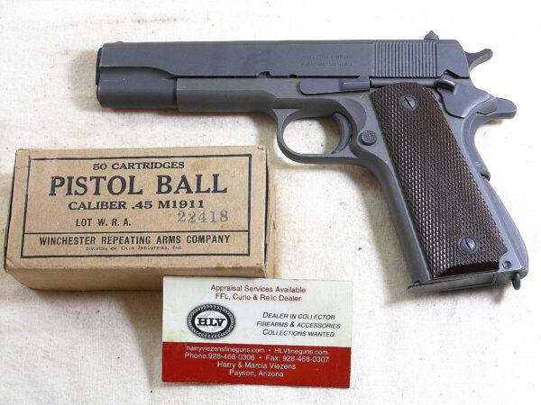 Remington Rand Model 1911-A1 Late Production In Nice Original Condition ITEM 3264