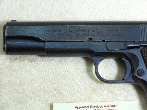 Colt Model 1911-A1 Military Pistol Robert Sears Inspected In Original Blued Finish ITEM 3266 - Image 3