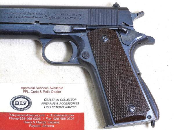 Colt Model 1911-A1 Military Pistol Robert Sears Inspected In Original Blued Finish ITEM 3266 - Image 4