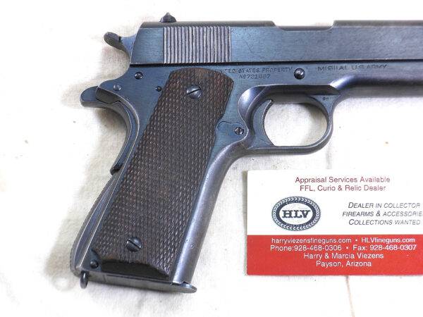 Colt Military Model 1911-A1 Pistol Charles Reed Inspected In Original Condition ITEM 3267 - Image 7