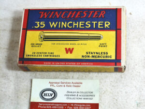 Winchester Original Box Of 35 Winchester For The 1895 Rifles ITEM 3385
