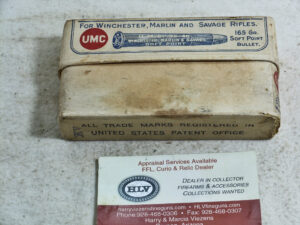 Union Metallic Cartridge Co. Early Box Of 32-40 W.C.F. Nice Shells ITEM 3386