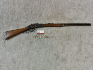 Winchester Model 1873 Rifle In 32 W.C.F. With Good Looking Old Refinish ITEM 3395