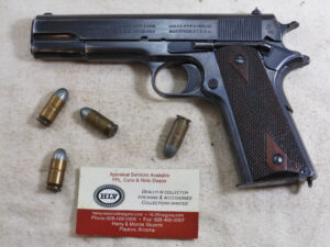 Colt Government Model 1911 Commercial Pistol 1917 Production In Very Fine Condition ITEM 3412