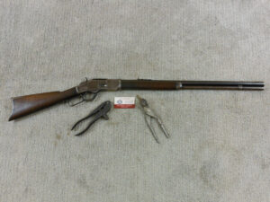 Winchester Second Model 1873 Rifle With The Rare Carbine Receiver In 44 W.C.F. ITEM 3424