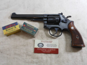 Smith & Wesson K 22 Masterpiece from The 1950's In Very Fine Condition ITEM 3436