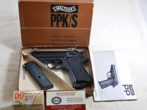 Walther Model PPK/S In 9 M/M Kurtz New In Original Box With Papers ITEM 3439
