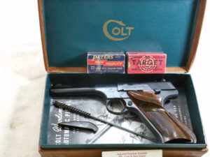 Colt Second Series Woodsman With 4 Inch Barrel New In Original Box With Papers ITEM 3440