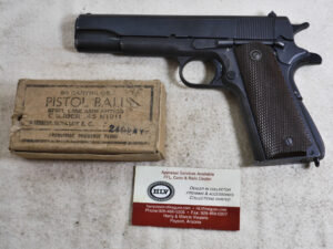 Remington Rand Early World War 2 Pistol In Original Issued Condition ITEM 3485