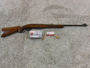 Winchester Model 88 Lever Action Rifle In The Rare 358 Winchester In New Condition ITEM 3465