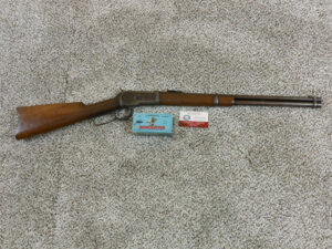 Winchester Antique Ranch Used Model 1892 Saddle Ring Carbine In 44 W.C.F. With A Nice Bore ITEM 3489