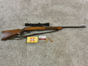 Winchester Model 88 Lever Action Rifle In 308 Winchester With Variable Power Scope ITEM 3495