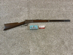 Winchester Model 1892 Rifle In 44 W.C.F. With Round Barrel Antique ITEM 3508