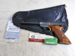 Browning Model 22 Challenger With Original Pistol Jacket In Near New Condition ITEM 3518