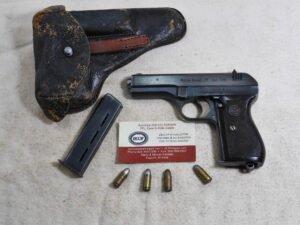 World War 2 German Occupation Of Czechoslovakia Model CZ 27 Pistol Rig ITEM 3517
