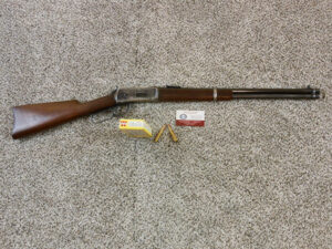 Winchester Model 1894 Saddle Ring Carbine In The Rare 25-35 W.C.F. In Nice Condition ITEM 3551