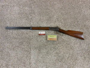 Winchester Model 1894 Rifle In 38-55 W.C.F. With The Seldom Seen Lyman Receiver Mounted Sight ITEM 3528